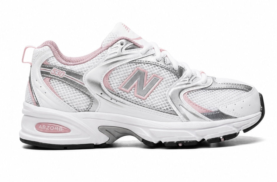 New Balance 530 White Rosa/Silver Metalic