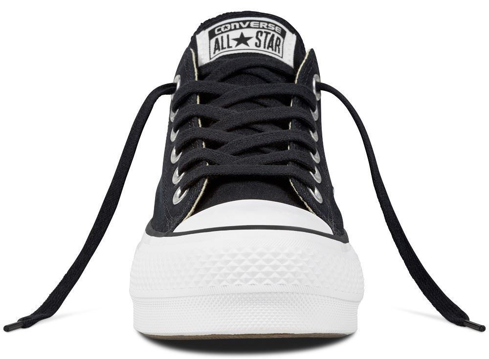 Chucks - All Star Plataforma Lona Negra Baja