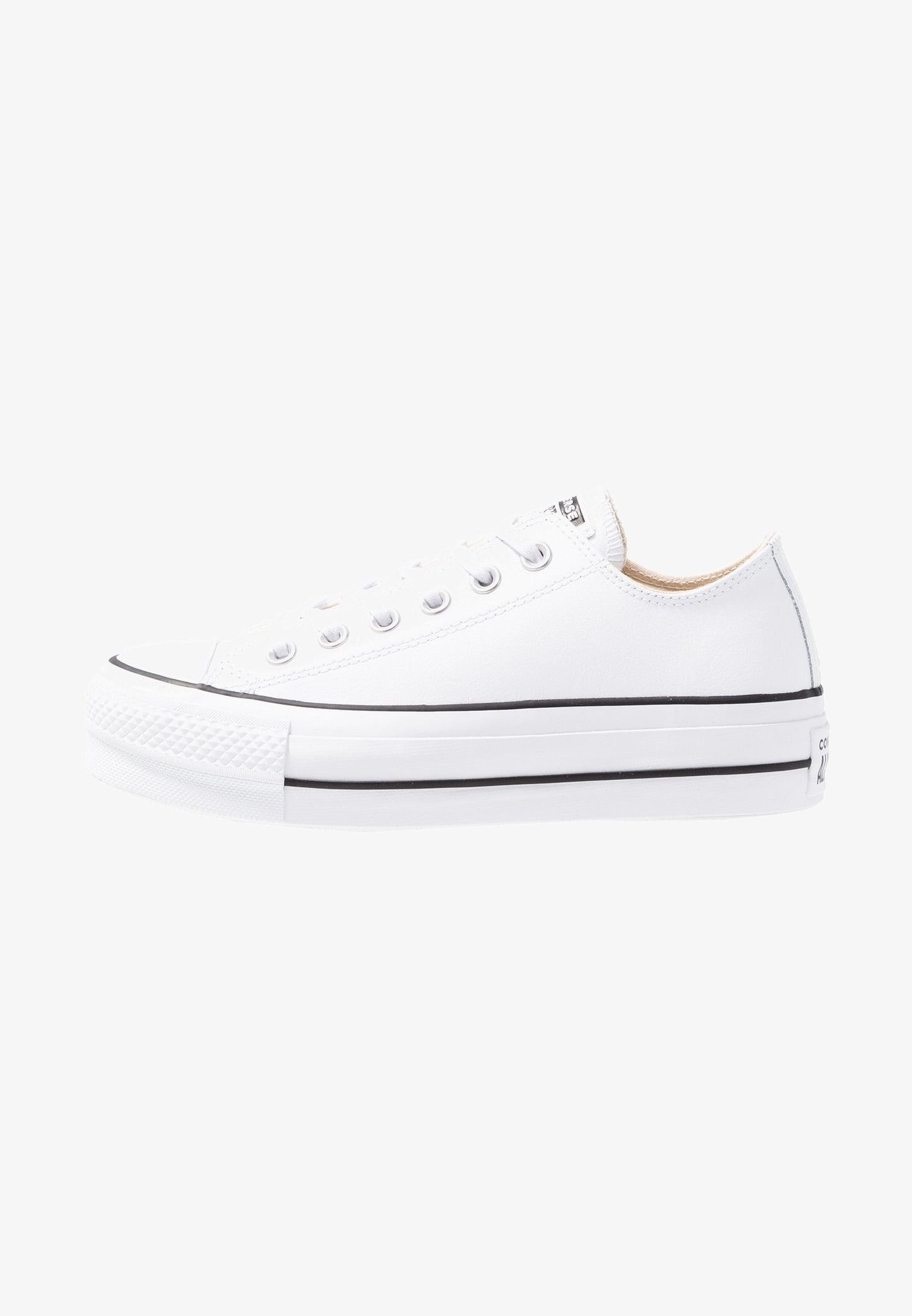 Chucks - All Star Plataforma PoliPiel Blanca