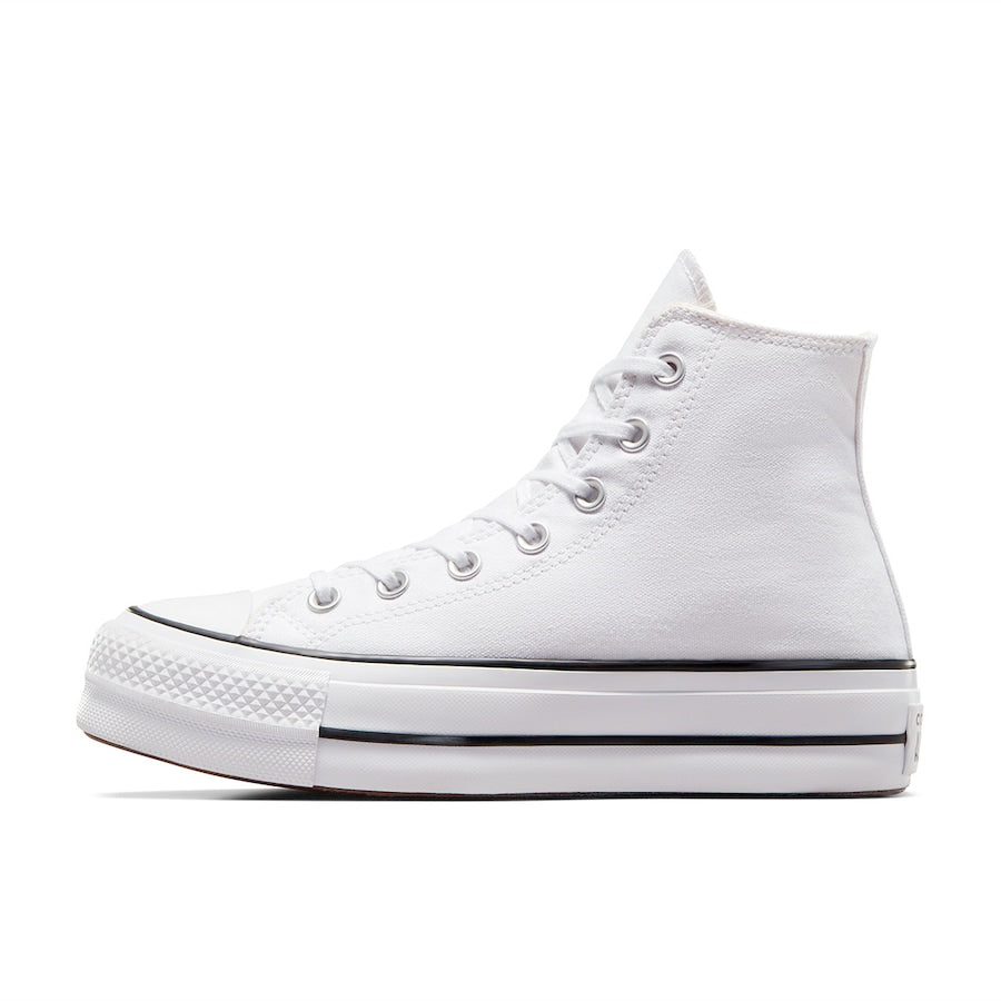 Chucks - All Star Plataforma Lona Blanca alta