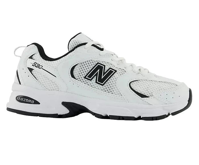 New Balance 530 blanco Negro