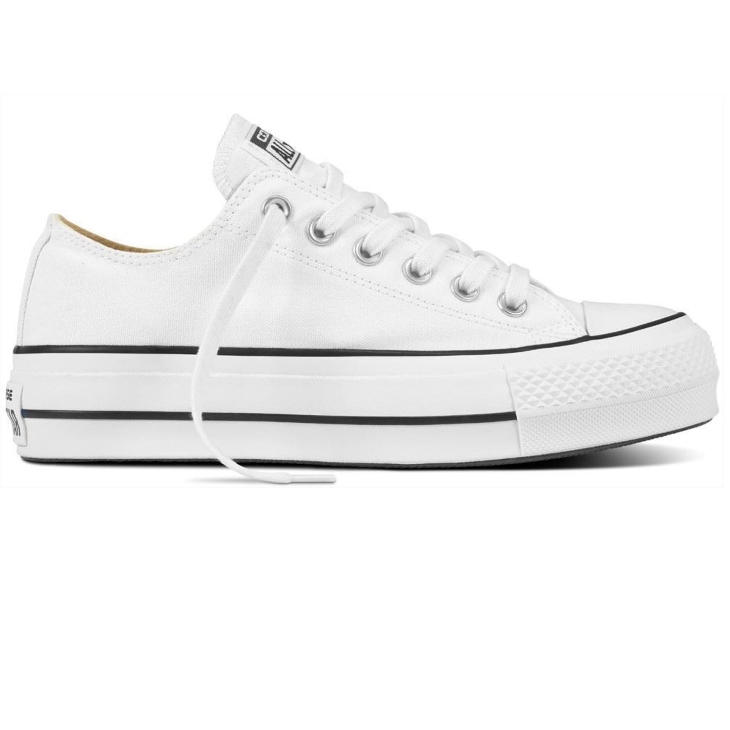 Chucks - All Star Plataforma Lona Blanca baja