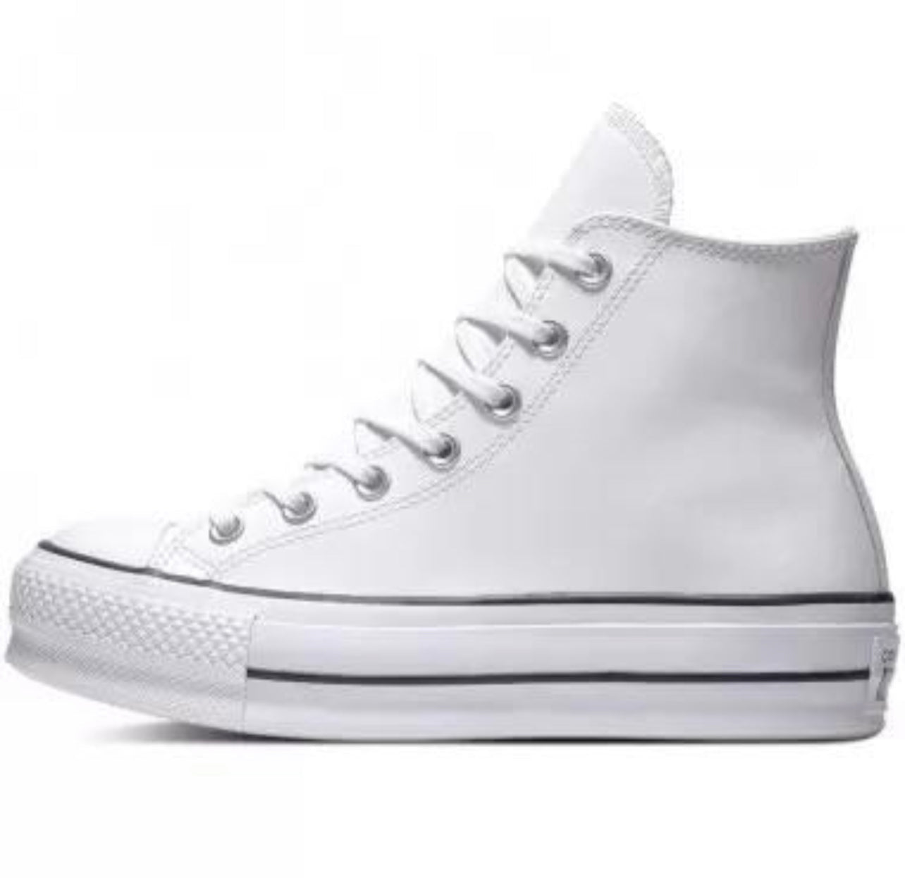 Chucks - All Star polipiel Blanca alta