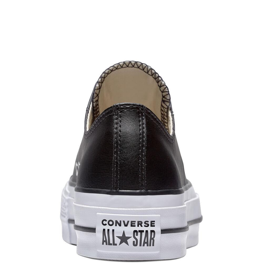Chucks - All Star Plataforma PoliPiel Negra baja